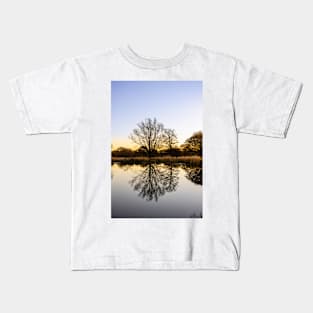 Richmond Park Sunrise Over White Ash Pond Kids T-Shirt